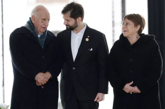 Ricardo Lagos y Michelle Bachelet 