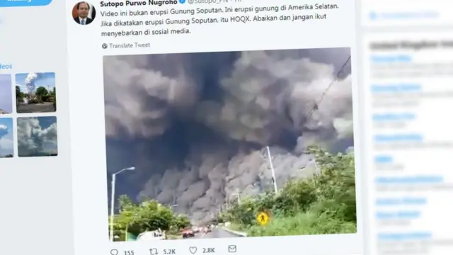 Tweet Sutopo Purwo Nugroho