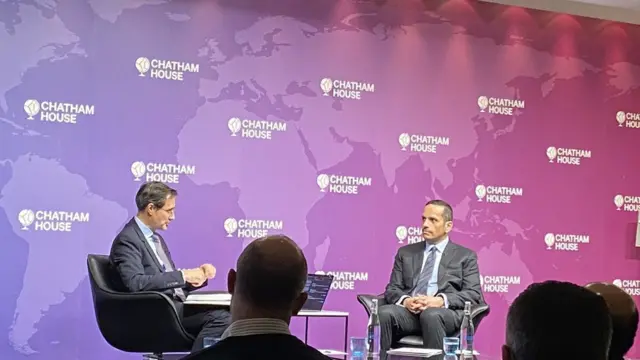 وزیر خارجه قطر در چتم هاوس