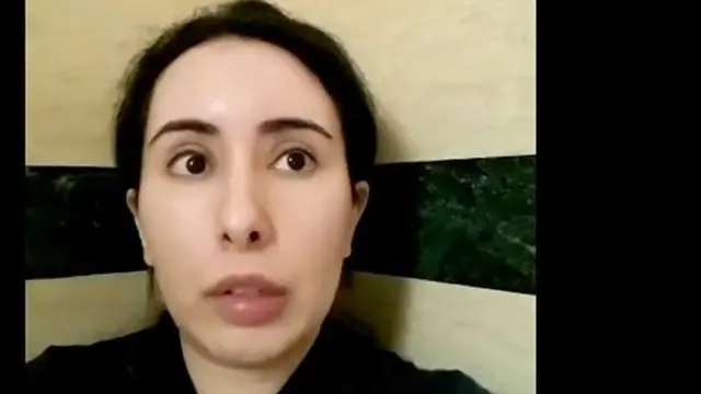 Princesse Latifa s'exprimant dans une vidéo