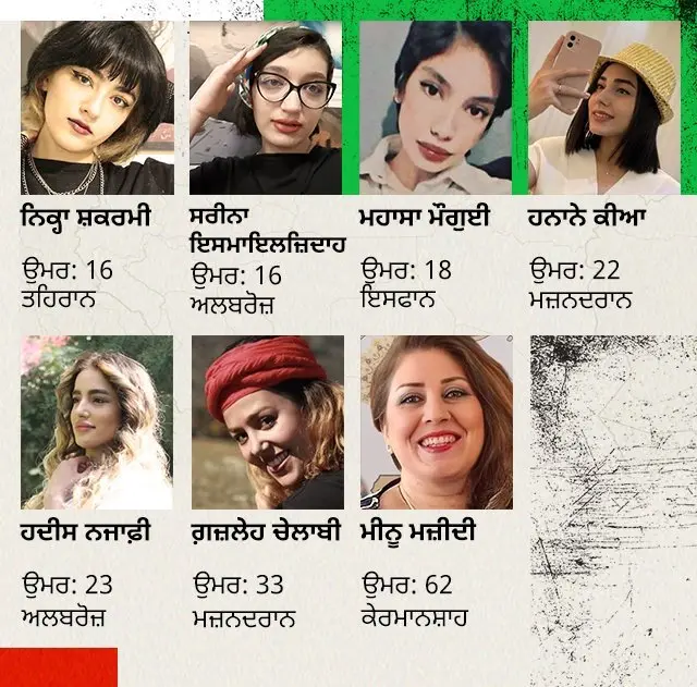 ਈਰਾਨ ਪ੍ਰਦਰਸ਼ਨਾਂ ਦੌਰਾਨ ਮਾਰੇ ਗਏ ਲੋਕ