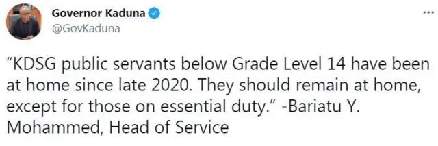 Kaduna State NLC strike update: Àwọn òṣìṣẹ́ ìpìnlẹ̀ Kaduna pínu láti dojú gbogbo nǹkan bolẹ̀