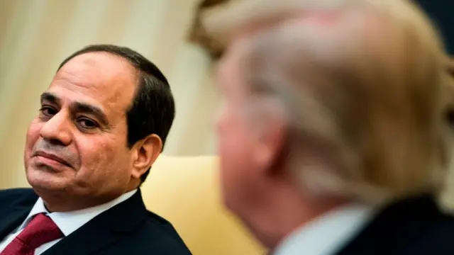 Sisi ve ABD Başkanı Donald Trump