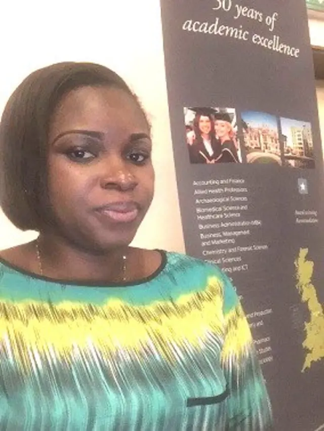 Eseoghene Oluwayomi, University of Bradford Nigeria rep