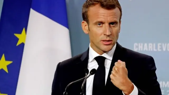 الرئيس الفرنسي إيمانويل ماكرون