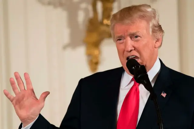 El presidente de Estados Unidos, Donald Trump.