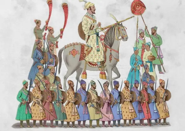 ਸ਼ਿਵਾਜੀ ਆਪਣੇ ਲਸ਼ਕਰ ਨਾਲ