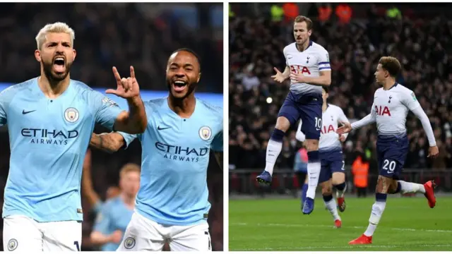 Kun Aguero, Raheem Sterling, Harry Kane ati Dele Ali