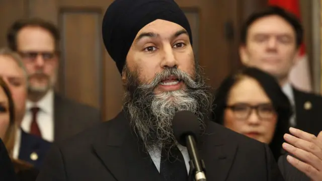 न्यू डेमोक्रेटिक पार्टी के नेता जगमीत सिंह