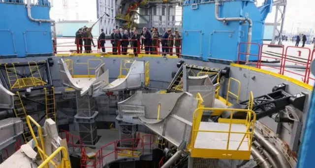 रॉकेट लॉन्च पैड का मुआयना