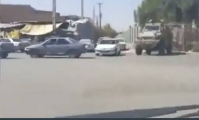 عکسی از امرپ طوفان که گفته میشود در زاهدان گرفته شده است