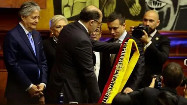 Salah satu fokus terpenting dari kampanye Presidenan Noboa adalah keamanan.