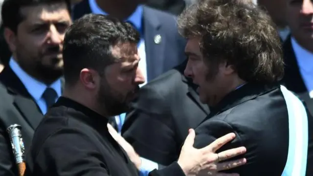 Зеленський, Мілей, Аргентина, інавгурація 