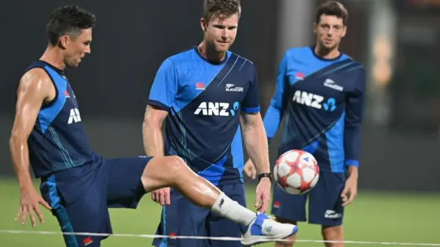 বৃহস্পতিবার প্র্যাকটিসে কিউই ক্রিকেটাররা