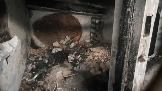 కాలిపోయిన గది