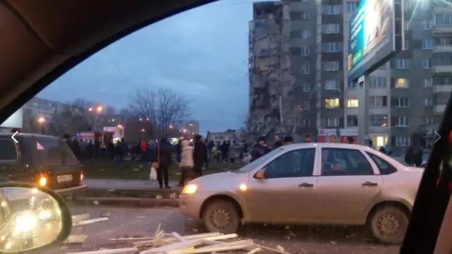 Место обрушения