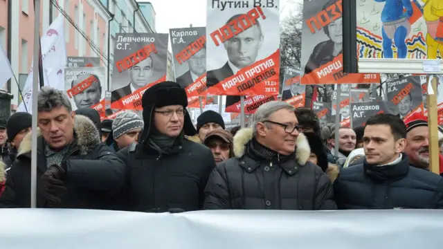 Немцов, Рыжков, Касьянов, Яшин