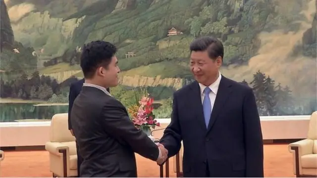 王炳忠曾受到习近平的接见