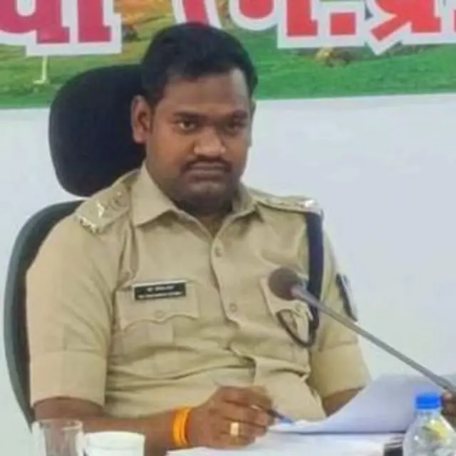 সিধি জেলার পুলিশ সুপার রবীন্দ্র ভার্মা