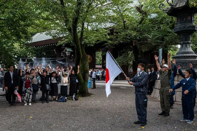 靖國神社民眾