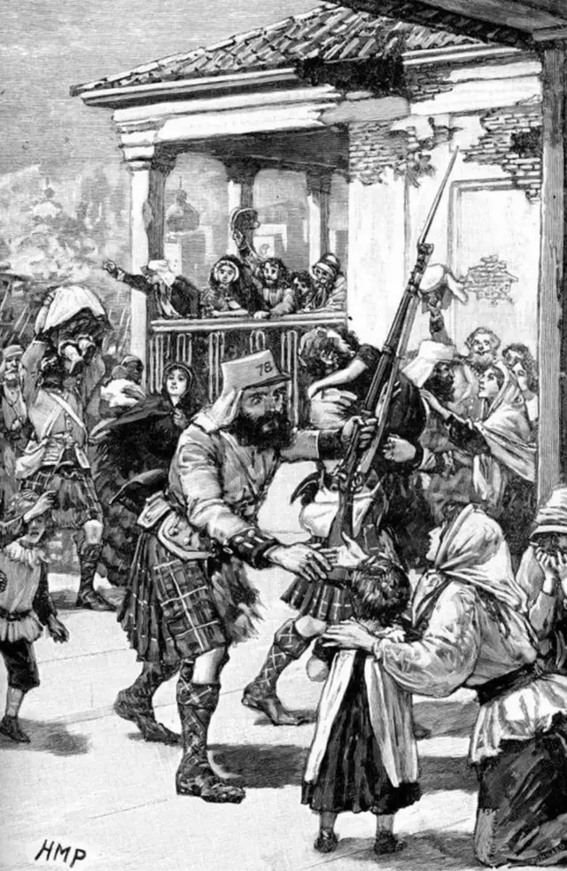 બેગમ હઝરતમહલ પોતાના પુત્ર અને બચેલા સમર્થકો સાથે નેપાળ તરફ ગયાં