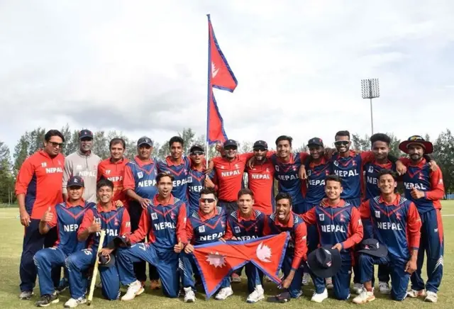 सन् २०१९ मा भारतलाई पराजित गर्ने नेपालको यू-१९ क्रिकेट टोली 