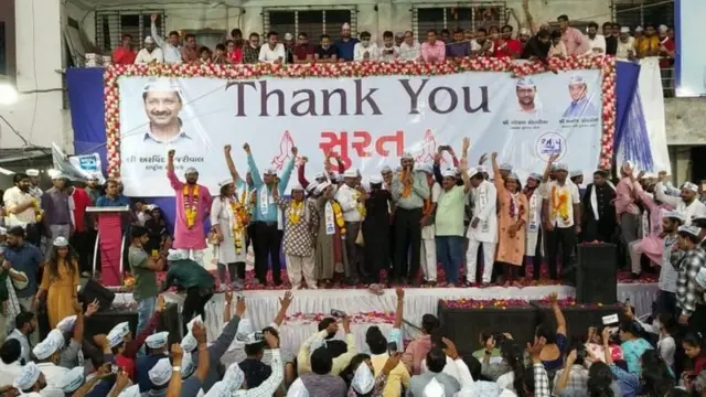 આમ આદમી પાર્ટી, સુરત, સ્થાનિક સ્વરાજ્યની ચૂંટણી