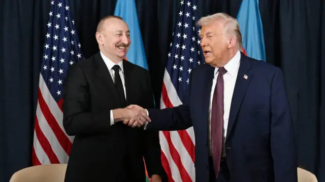 İlham Əliyev, Donald Tramp