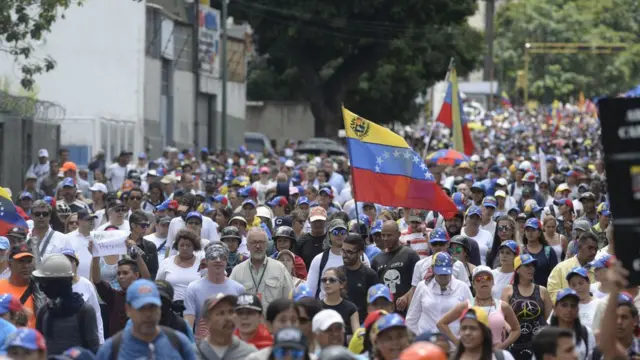 Protesta en Venezuela