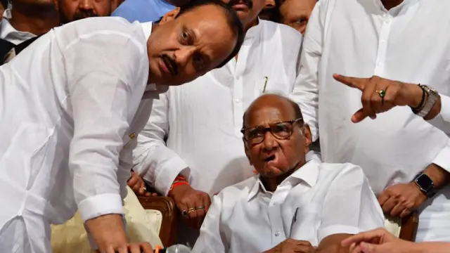 शरद पवार विरुद्ध अजित पवार