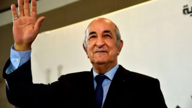 الرئيس الجزائري الجديد عبد المجيد تبون