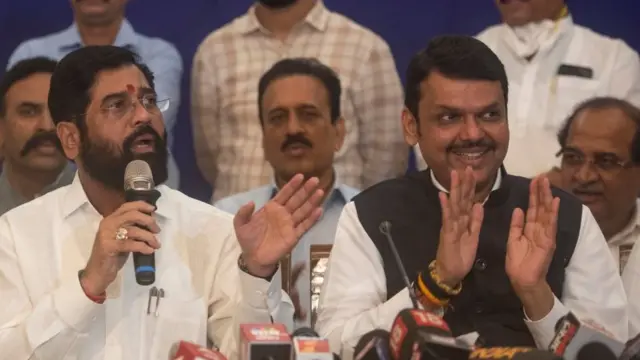 एकनाथ शिंदे और देवेंद्र फडणवीस
