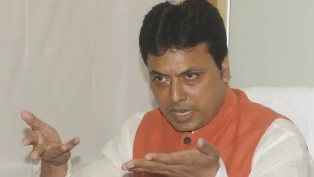 ত্রিপুরার বিজেপি মুখ্যমন্ত্রী বিপ্লব কুমার দেব