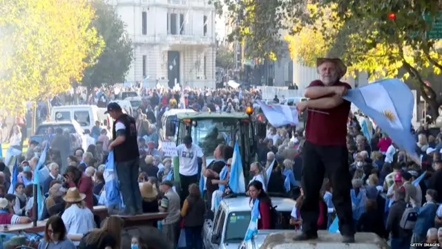 ਅਰਜਨਟੀਨ ਵਿੱਚ ਕਿਸਾਨਾਂ ਦਾ ਪ੍ਰਦਰਸ਼ਨ