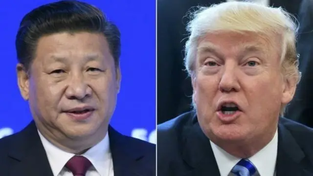 ஷி ஜின்பிங் மற்றும் டொனால்ட் டிரம்ப்