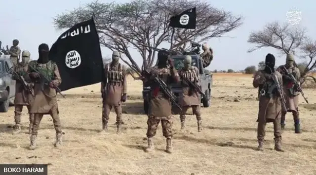 Aworan awọn ọmọ ogun Boko Haram.