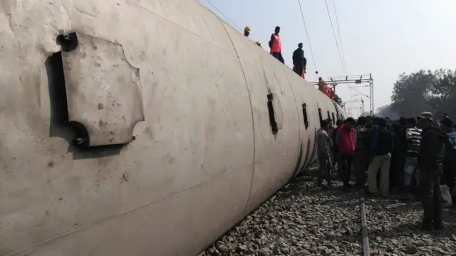 रेल हादसे की तस्वीर