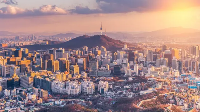 Paisaje de Seúl, capital de Corea del Sur.