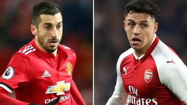 Henrikh Mkhitaryan and Alexis Sanchez