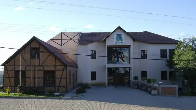 Sede da prefeitura de Arroio do Padre, no Rio Grande do Sul