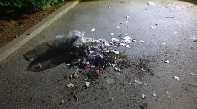 شمالی کوریا کی جانبسے چھوڑے گئے غباروں میں گندگی بھری تھی