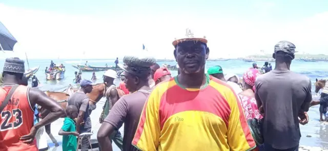 Bassirou Mbengue, umwe mu barovyi bari mu mwiheburo ku mweha wa Yoff