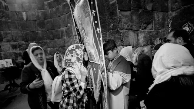 церемония в монастыре Армении