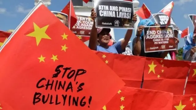 చైనా దుశ్చర్యలకు వ్యతిరేకంగా ఫిలిప్పీన్స్ ప్రజలు నిరసన తెలిపారు.