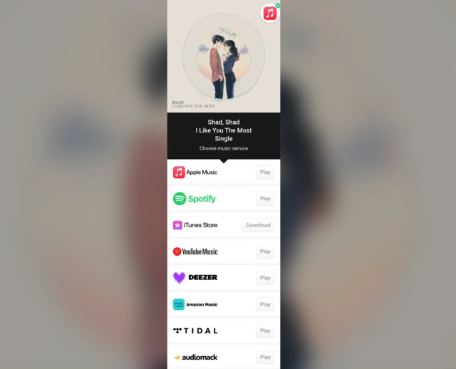  I like you the most by SHAD