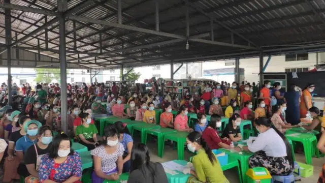 သွေးဖောက်စစ်ပြီး မျဉ်း ၂ကြောင်း (သို့မဟုတ်) ၃ကြောင်းပေါ်သူတွေကိုတော့ စက်ရုံကနေ အိမ်ပြန်လွှတ်တယ်လို့ဆို
