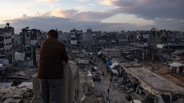 صورة توضح حجم الدمار في قطاع غزة