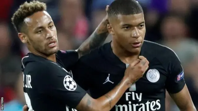 Neymar a na Mbappe