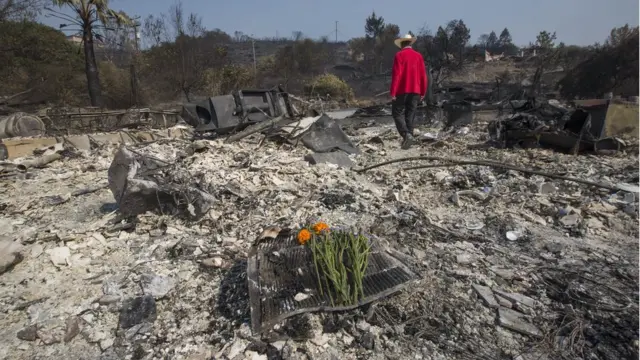 Сгоревший дом