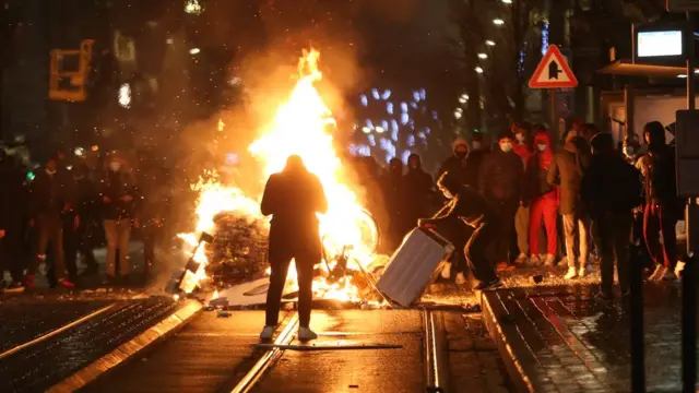 Belçika'da eylemler